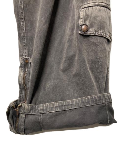 Maison MIHARA YASUHIRO（メゾン ミハラ ヤスヒロ）Maison MIHARA YASUHIRO (メゾン ミハラ ヤスヒロ) Distressed Flight Pants グレー サイズ:46の古着・服飾アイテム