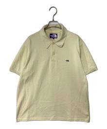 THE NORTHFACE PURPLELABEL（ザ・ノースフェイス パープルレーベル）の古着「Moss Stitch Field Short Sleeve Polo」｜イエロー