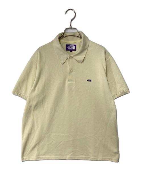 THE NORTHFACE PURPLELABEL（ザ・ノースフェイス パープルレーベル）THE NORTHFACE PURPLELABEL (ザ・ノースフェイス パープルレーベル) Moss Stitch Field Short Sleeve Polo イエロー サイズ:Mの古着・服飾アイテム