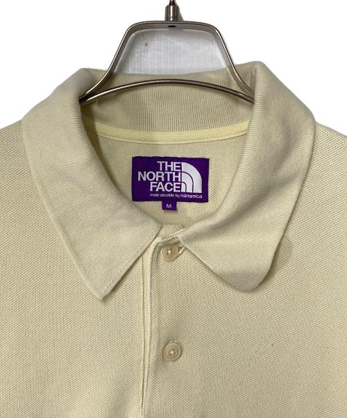 THE NORTHFACE PURPLELABEL（ザ・ノースフェイス パープルレーベル）THE NORTHFACE PURPLELABEL (ザ・ノースフェイス パープルレーベル) Moss Stitch Field Short Sleeve Polo イエロー サイズ:Mの古着・服飾アイテム