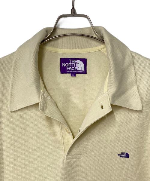 THE NORTHFACE PURPLELABEL（ザ・ノースフェイス パープルレーベル）THE NORTHFACE PURPLELABEL (ザ・ノースフェイス パープルレーベル) Moss Stitch Field Short Sleeve Polo イエロー サイズ:Mの古着・服飾アイテム