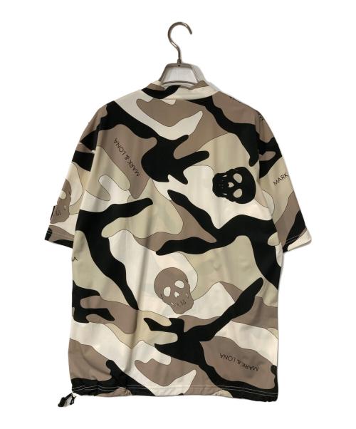 MARK&LONA（マークアンドロナ）MARK&LONA (マークアンドロナ) ゴルフウェア(トップス) ベージュ サイズ:48の古着・服飾アイテム