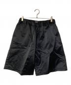 WILLY CHAVARRIAウィリーチャバリア）の古着「SATIN SHORT PANTS」｜ブラック