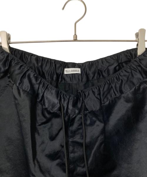 WILLY CHAVARRIA（ウィリーチャバリア）WILLY CHAVARRIA (ウィリーチャバリア) SATIN SHORT PANTS ブラック サイズ:Lの古着・服飾アイテム