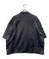 WILLY CHAVARRIA (ウィリーチャバリア) SATIN OPEN COLLAR SHIRT ブラック サイズ:L：13000円