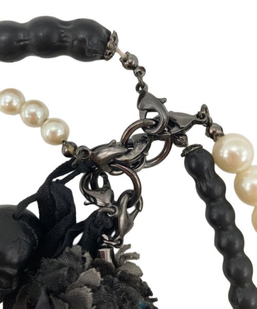 LIMI feu（リミフゥ）LIMI feu (リミフゥ) パールネックレス ブラックの古着・服飾アイテム