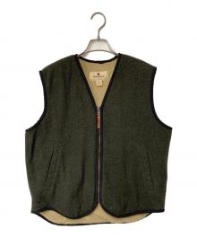 WOOLRICH（ウールリッチ）の古着「裏地ボアウールベスト」｜ブラウン
