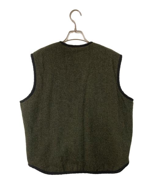 WOOLRICH（ウールリッチ）WOOLRICH (ウールリッチ) 裏地ボアウールベスト ブラウン サイズ:Mの古着・服飾アイテム