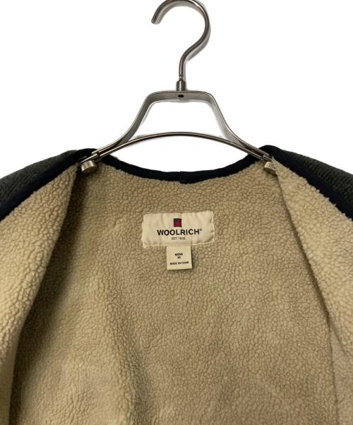 WOOLRICH（ウールリッチ）WOOLRICH (ウールリッチ) 裏地ボアウールベスト ブラウン サイズ:Mの古着・服飾アイテム