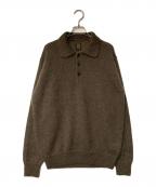 BATONERバトナ―）の古着「PURE MOHAIR POLO」｜ブラウン
