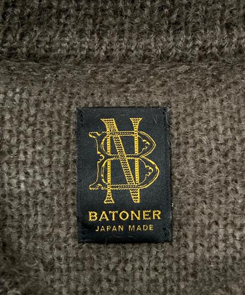 BATONER（バトナ―）BATONER (バトナ―) PURE MOHAIR POLO ブラウン サイズ:2の古着・服飾アイテム