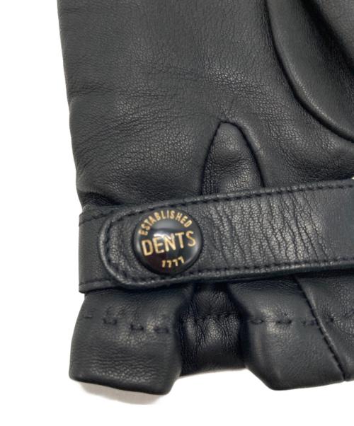 Dents（デンツ）Dents (デンツ) カシミヤライニング レザーグローブ ブラック サイズ:7 1/2の古着・服飾アイテム