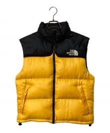 THE NORTH FACE（ザ ノース フェイス）の古着「Nuptse Vest」｜イエロー×ブラック