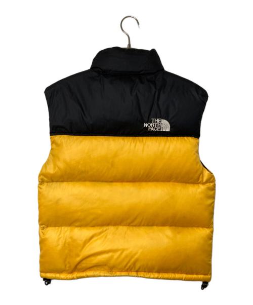 THE NORTH FACE（ザ ノース フェイス）THE NORTH FACE (ザ ノース フェイス) Nuptse Vest イエロー×ブラック サイズ:Ｍの古着・服飾アイテム
