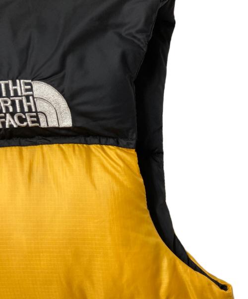 THE NORTH FACE（ザ ノース フェイス）THE NORTH FACE (ザ ノース フェイス) Nuptse Vest イエロー×ブラック サイズ:Ｍの古着・服飾アイテム