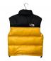 THE NORTH FACE (ザ ノース フェイス) Nuptse Vest イエロー×ブラック サイズ:Ｍ：9000円