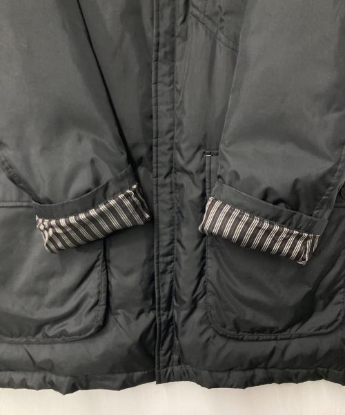 BURBERRY BLACK LABEL（バーバリーブラックレーベル）BURBERRY BLACK LABEL (バーバリーブラックレーベル) ラビットファー スタンドカラー ダウンコート ブラック サイズ:Mの古着・服飾アイテム