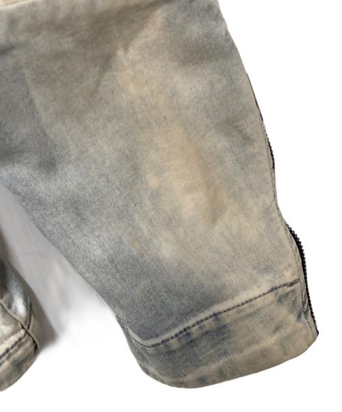 DIESEL（ディーゼル）DIESEL (ディーゼル) デニムライダースジャケット インディゴ サイズ:Mの古着・服飾アイテム