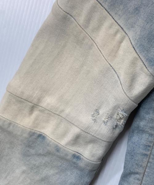 DIESEL（ディーゼル）DIESEL (ディーゼル) デニムライダースジャケット インディゴ サイズ:Mの古着・服飾アイテム