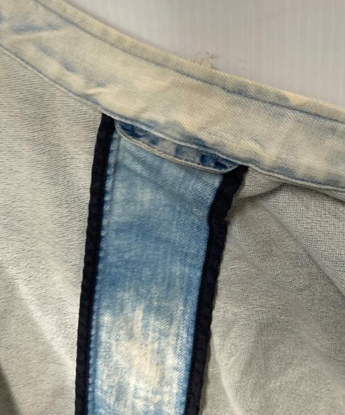 DIESEL（ディーゼル）DIESEL (ディーゼル) デニムライダースジャケット インディゴ サイズ:Mの古着・服飾アイテム