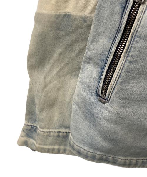 DIESEL（ディーゼル）DIESEL (ディーゼル) デニムライダースジャケット インディゴ サイズ:Mの古着・服飾アイテム