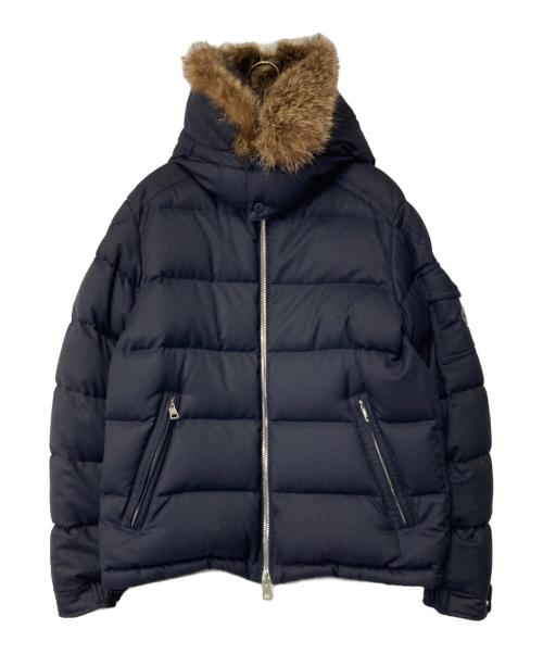 MONCLER（モンクレール）MONCLER (モンクレール) ALLEMAND ファーフーデッド ダウンジャケット ブラック サイズ:2の古着・服飾アイテム