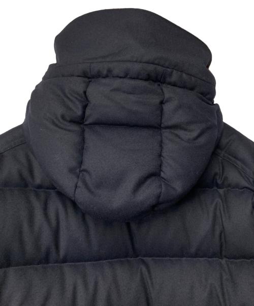 MONCLER（モンクレール）MONCLER (モンクレール) ALLEMAND ファーフーデッド ダウンジャケット ブラック サイズ:2の古着・服飾アイテム
