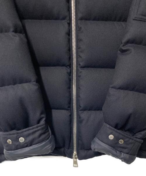 MONCLER（モンクレール）MONCLER (モンクレール) ALLEMAND ファーフーデッド ダウンジャケット ブラック サイズ:2の古着・服飾アイテム
