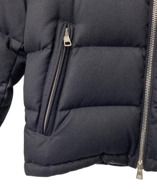 MONCLER（モンクレール）MONCLER (モンクレール) ALLEMAND ファーフーデッド ダウンジャケット ブラック サイズ:2の古着・服飾アイテム