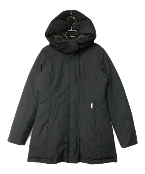 WOOLRICH（ウールリッチ）WOOLRICH (ウールリッチ) フーデッド ダウンコート ブラック サイズ:Sの古着・服飾アイテム
