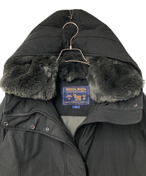 WOOLRICH（ウールリッチ）WOOLRICH (ウールリッチ) フーデッド ダウンコート ブラック サイズ:Sの古着・服飾アイテム