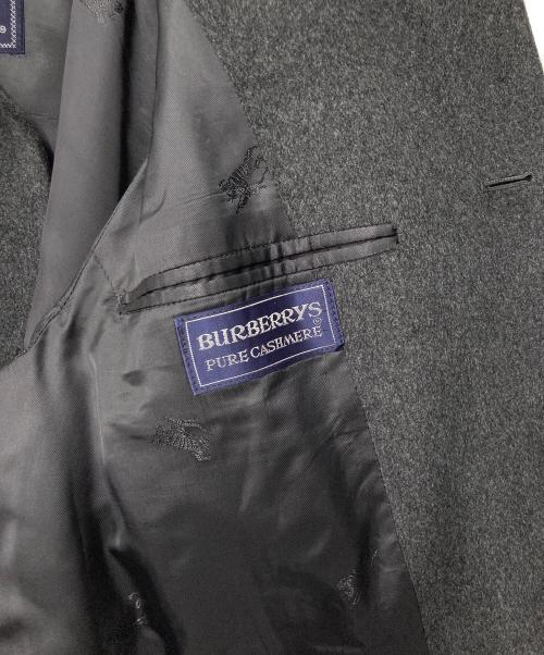 Burberry's（バーバリーズ）Burberry's (バーバリーズ) ピュアカシミヤ ステンカラーコート グレー サイズ:表記無しの古着・服飾アイテム