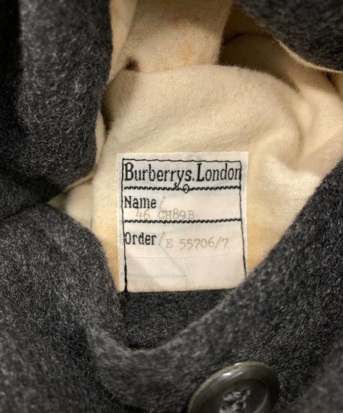 Burberry's（バーバリーズ）Burberry's (バーバリーズ) ピュアカシミヤ ステンカラーコート グレー サイズ:表記無しの古着・服飾アイテム