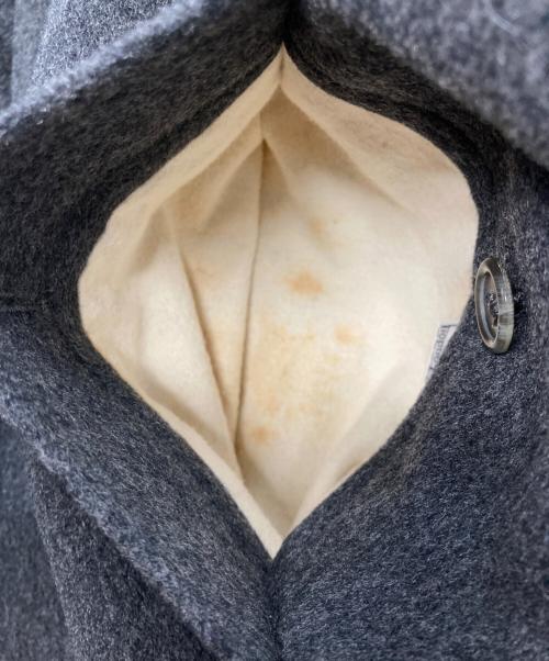 Burberry's（バーバリーズ）Burberry's (バーバリーズ) ピュアカシミヤ ステンカラーコート グレー サイズ:表記無しの古着・服飾アイテム