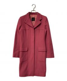 WEEKEND Max Mara（ウィークエンド マックスマーラ）の古着「ウールチェスターコート」｜ピンク