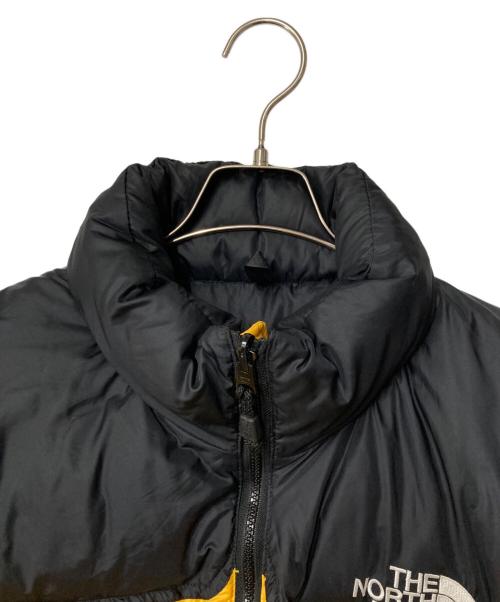 THE NORTH FACE（ザ ノース フェイス）THE NORTH FACE (ザ ノース フェイス) ヌプシダウンジャケット ブラック×イエロー サイズ:Lの古着・服飾アイテム