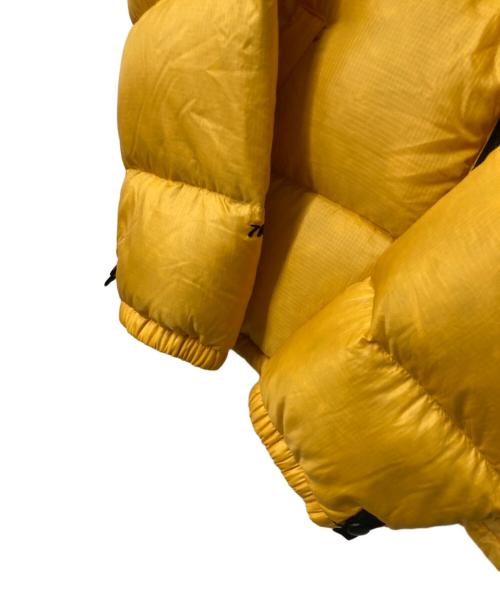 THE NORTH FACE（ザ ノース フェイス）THE NORTH FACE (ザ ノース フェイス) ヌプシダウンジャケット ブラック×イエロー サイズ:Lの古着・服飾アイテム