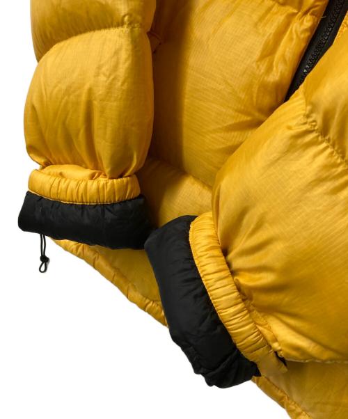 THE NORTH FACE（ザ ノース フェイス）THE NORTH FACE (ザ ノース フェイス) ヌプシダウンジャケット ブラック×イエロー サイズ:Lの古着・服飾アイテム