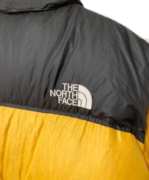 THE NORTH FACE（ザ ノース フェイス）THE NORTH FACE (ザ ノース フェイス) ヌプシダウンジャケット ブラック×イエロー サイズ:Lの古着・服飾アイテム