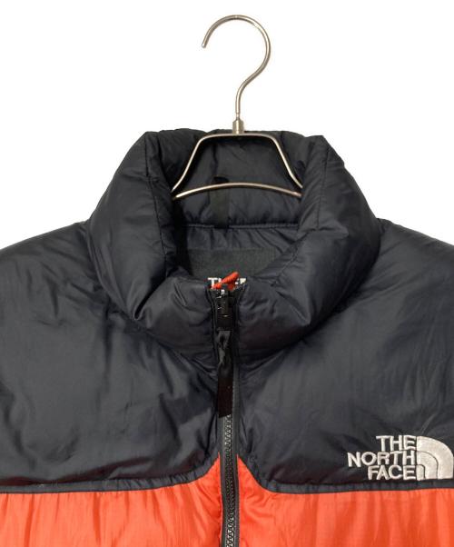 THE NORTH FACE（ザ ノース フェイス）THE NORTH FACE (ザ ノース フェイス) ヌプシダウンベスト オレンジ×ブラック サイズ:Lの古着・服飾アイテム