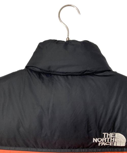 THE NORTH FACE（ザ ノース フェイス）THE NORTH FACE (ザ ノース フェイス) ヌプシダウンベスト オレンジ×ブラック サイズ:Lの古着・服飾アイテム