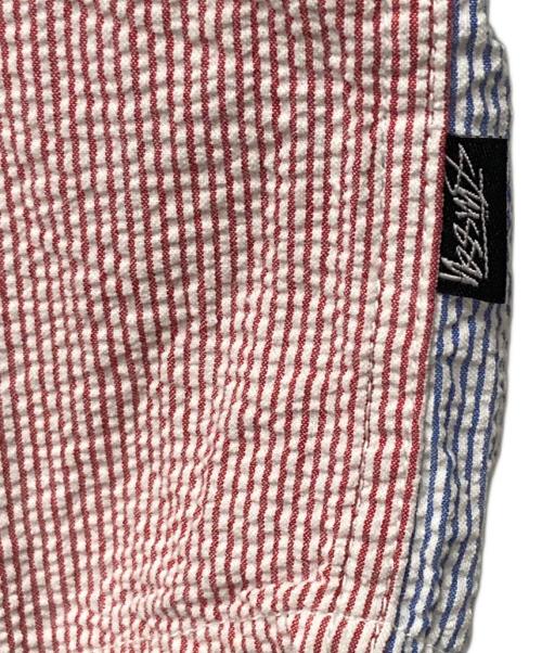 stussy（ステューシー）stussy (ステューシー) クレイジーパターンシアサッカーシャツ マルチカラー サイズ:Lの古着・服飾アイテム