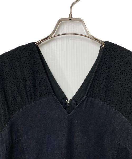 LOKITHO（ロキト）LOKITHO (ロキト) SHOULDER LACE DRESS インディゴ サイズ:1の古着・服飾アイテム
