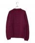 INVERALLAN (インバーアラン) フィッシャーマンニット アランニット ボルドー サイズ:表記無し 実寸参照：12000円