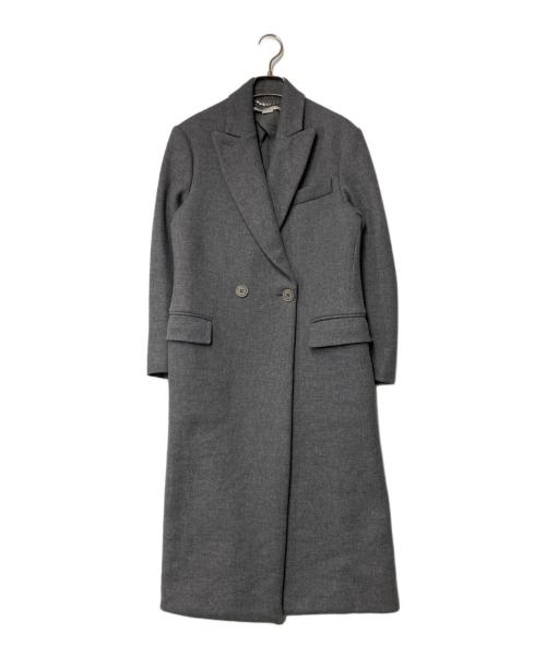 STELLA McCARTNEY（ステラマッカートニー）STELLA McCARTNEY (ステラマッカートニー) ダブルブレストウールチェスターコート グレー サイズ:34の古着・服飾アイテム