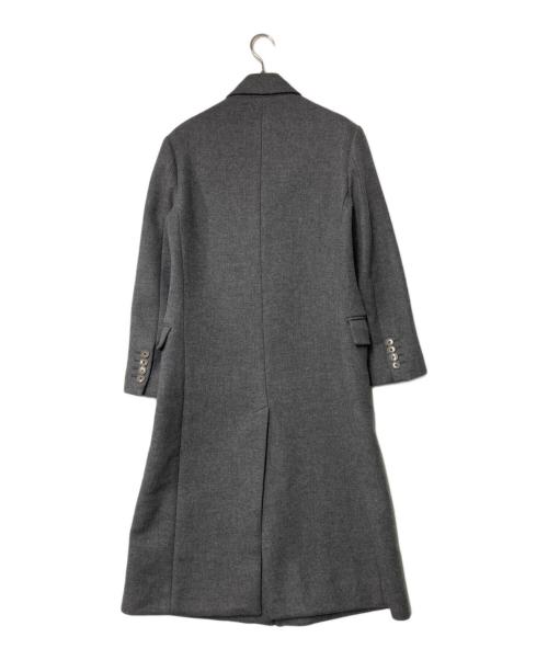 STELLA McCARTNEY（ステラマッカートニー）STELLA McCARTNEY (ステラマッカートニー) ダブルブレストウールチェスターコート グレー サイズ:34の古着・服飾アイテム