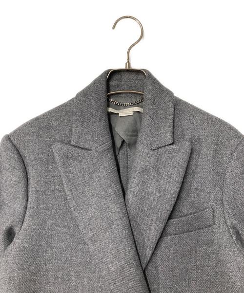STELLA McCARTNEY（ステラマッカートニー）STELLA McCARTNEY (ステラマッカートニー) ダブルブレストウールチェスターコート グレー サイズ:34の古着・服飾アイテム