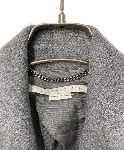 STELLA McCARTNEY（ステラマッカートニー）STELLA McCARTNEY (ステラマッカートニー) ダブルブレストウールチェスターコート グレー サイズ:34の古着・服飾アイテム