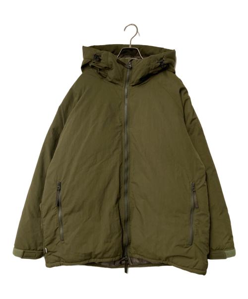 NANGA（ナンガ）NANGA (ナンガ) FREAK'S STORE (フリークスストア) 別注 HOODIE DOWN JKT オリーブ サイズ:Ｍの古着・服飾アイテム