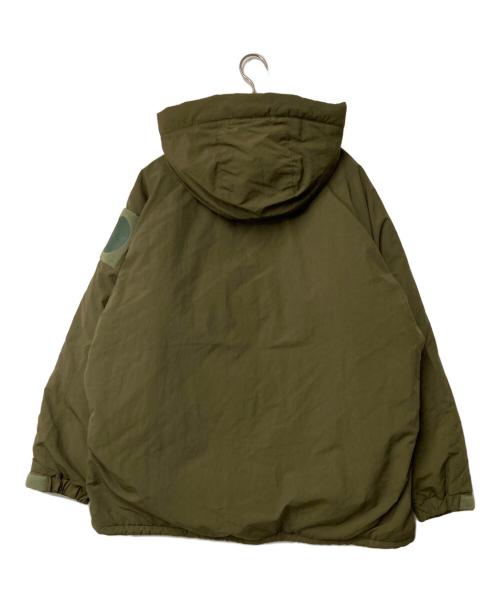NANGA（ナンガ）NANGA (ナンガ) FREAK'S STORE (フリークスストア) 別注 HOODIE DOWN JKT オリーブ サイズ:Ｍの古着・服飾アイテム